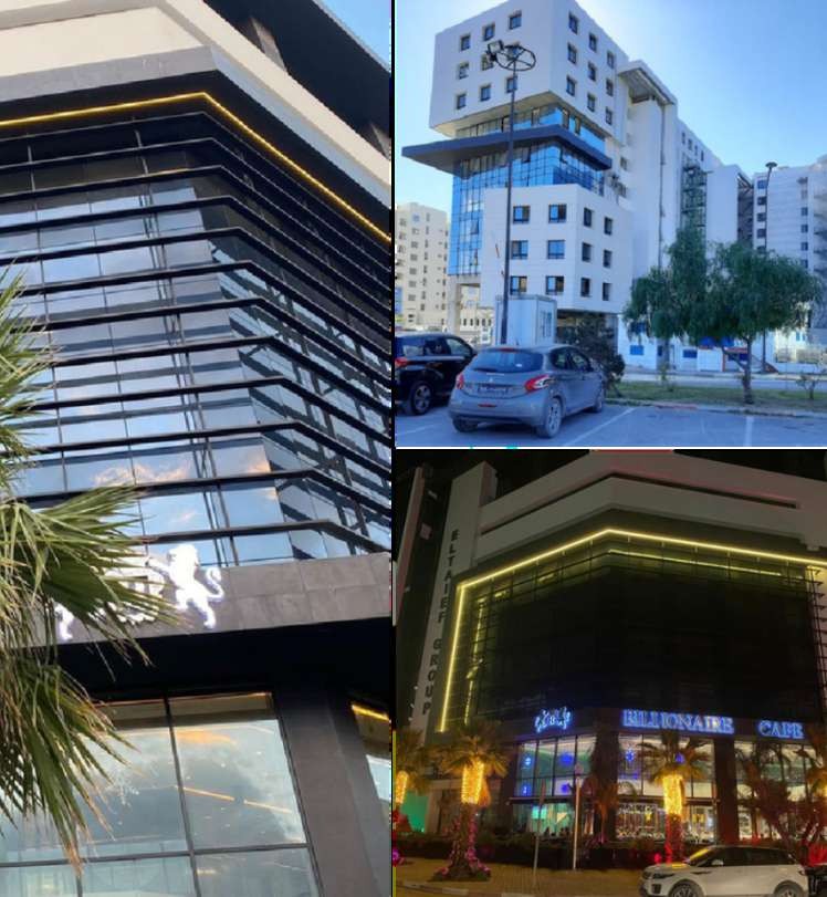 Façades du complexe Regency IV à Tunis, référence de S.A.A ARCHI